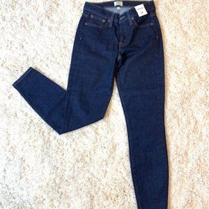 NWT J CREW 8" Toothpick Classic Wash Sz 26